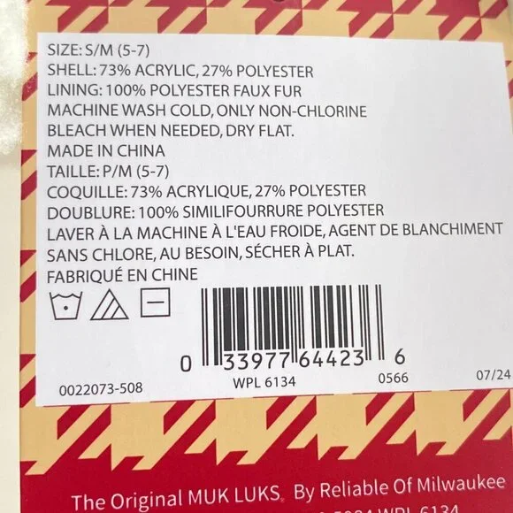 Muk Luks Women's Non Slip Cabin Socks Sz 5-7 NWT​​​​ - Picture 4 of 5